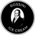 Logo Rossini Ice Cream, manufactures and wholesaler in Koh Samui